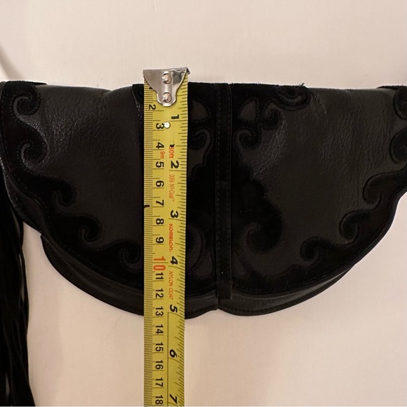 Yves St Laurent Leather Shoulder Bag, Wristlet, Clutch - Black - Picture 12 of 14